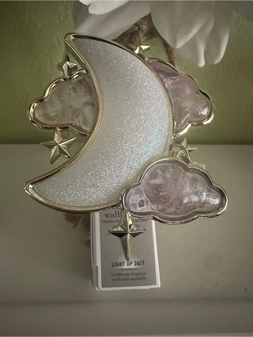 White Barn Neutral Beige & Cream Wallflowers Plug-In Fragrance Nightlight Accent